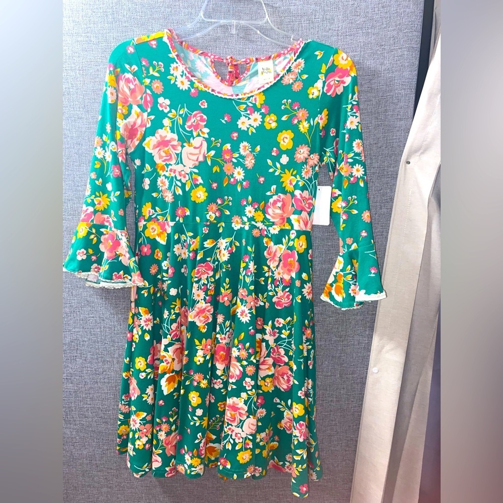 Wildflowers HAPPY GO LUCKY Twirl dress sz 14